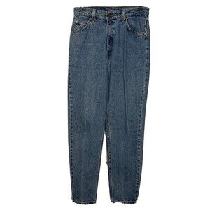 Vintage USA Made LEVI'S 505 Orange Tab Blue Jeans Size 10 short Medium Wash kids